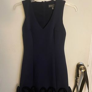 Donna Ricco Ruffle Shift Dress